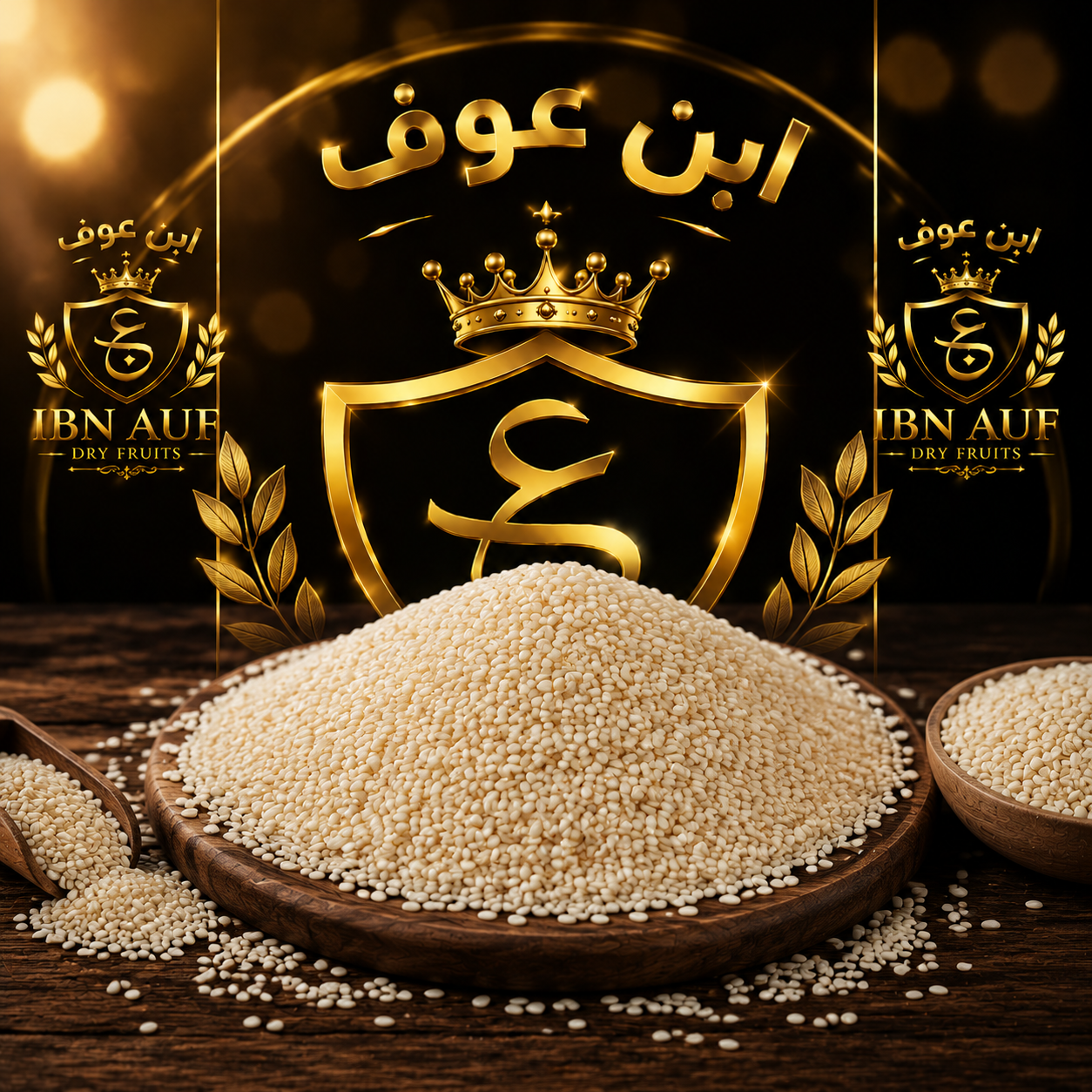 Premium White Sesame Seeds — پریمیم سفید تل